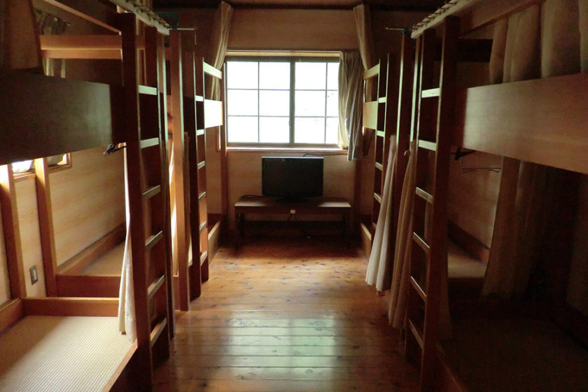 Rooms with bunk beds for the skiers on second floor