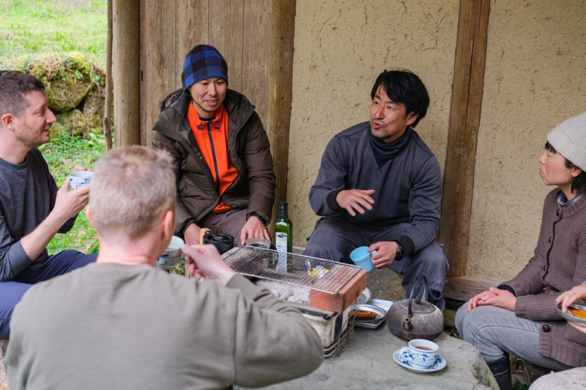 Coffee time at Seiryu-en park